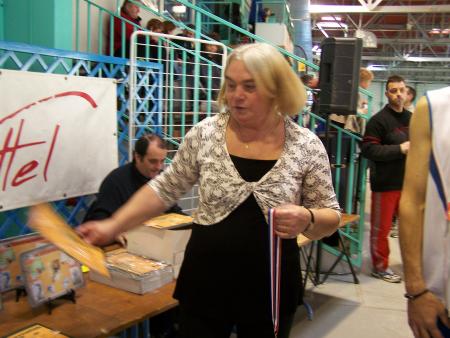 Josyane � la remise de m�daille