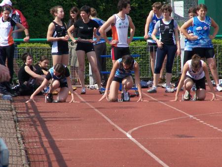 Camille et Am�lie aux ordres du starter