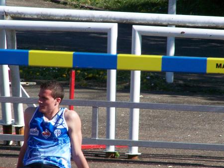 Cedric apr�s son 200m