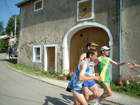 Pierrot par� pour amen� l'�quipe sur le podium