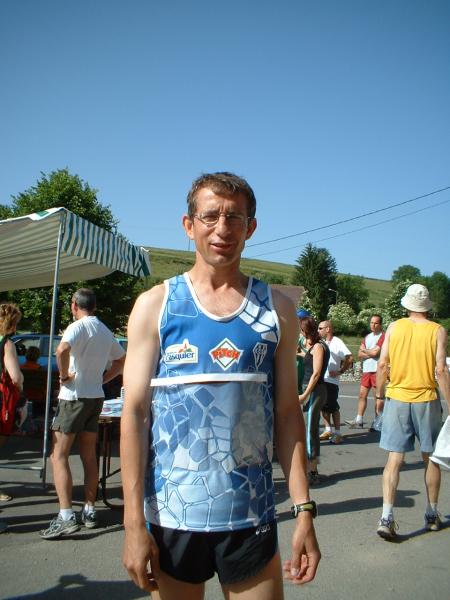 Pierrot d�contracte avant le passage du relais